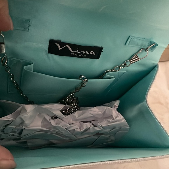 NINA WATERMELON PRINT CRYSTAL CLUTCH WITH DETACHABLE STRAP - Picture 5 of 9